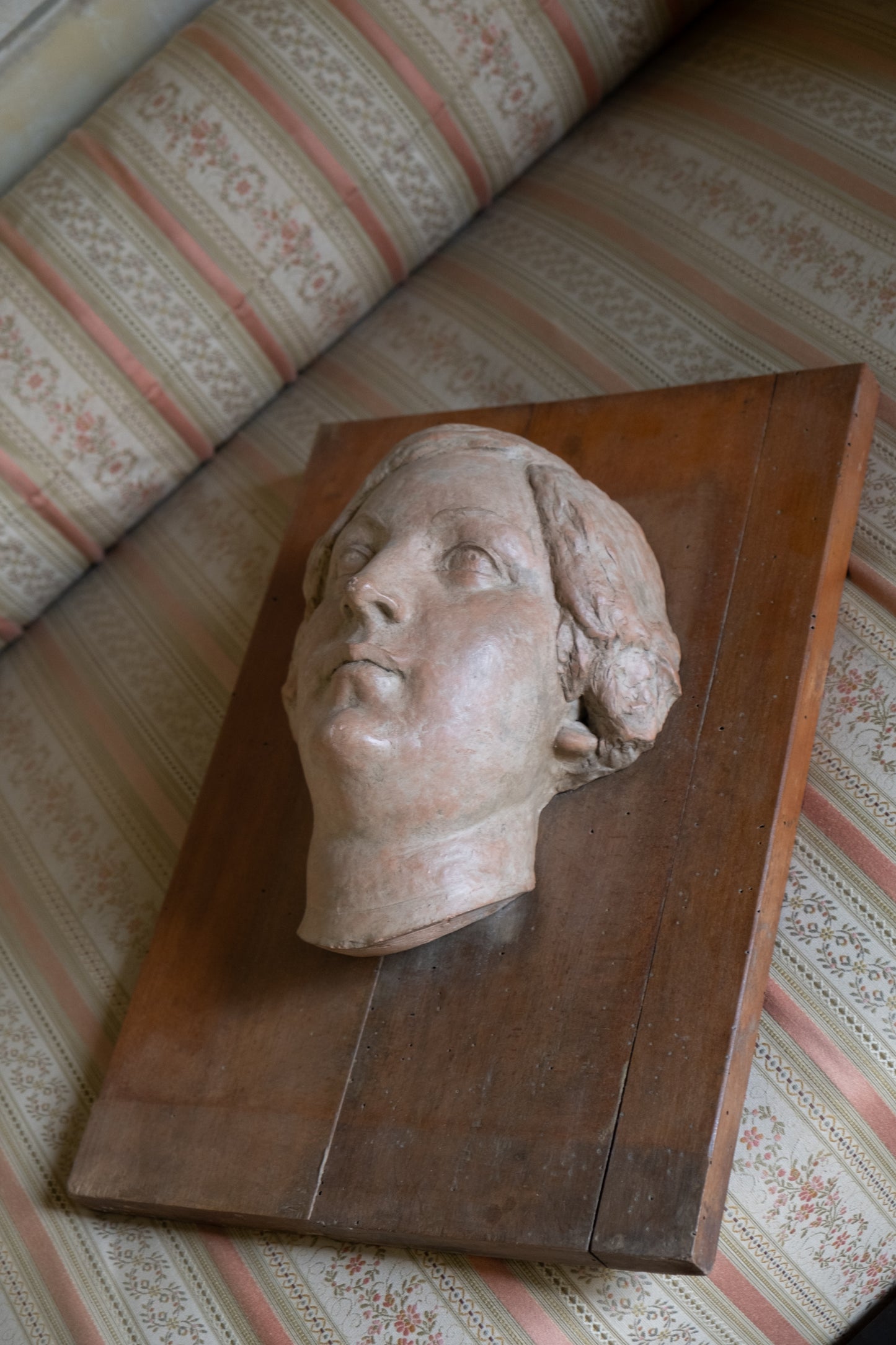 Woman's face, terracotta, 1930s-40s, Giorgio Rossi (1894-1981), Tuscan Sculptor.