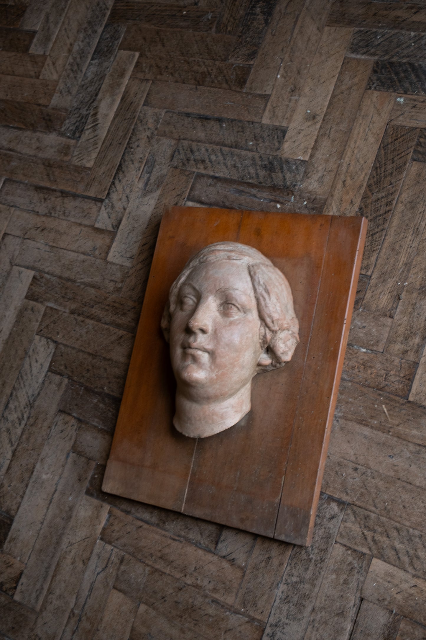 Woman's face, terracotta, 1930s-40s, Giorgio Rossi (1894-1981), Tuscan Sculptor.