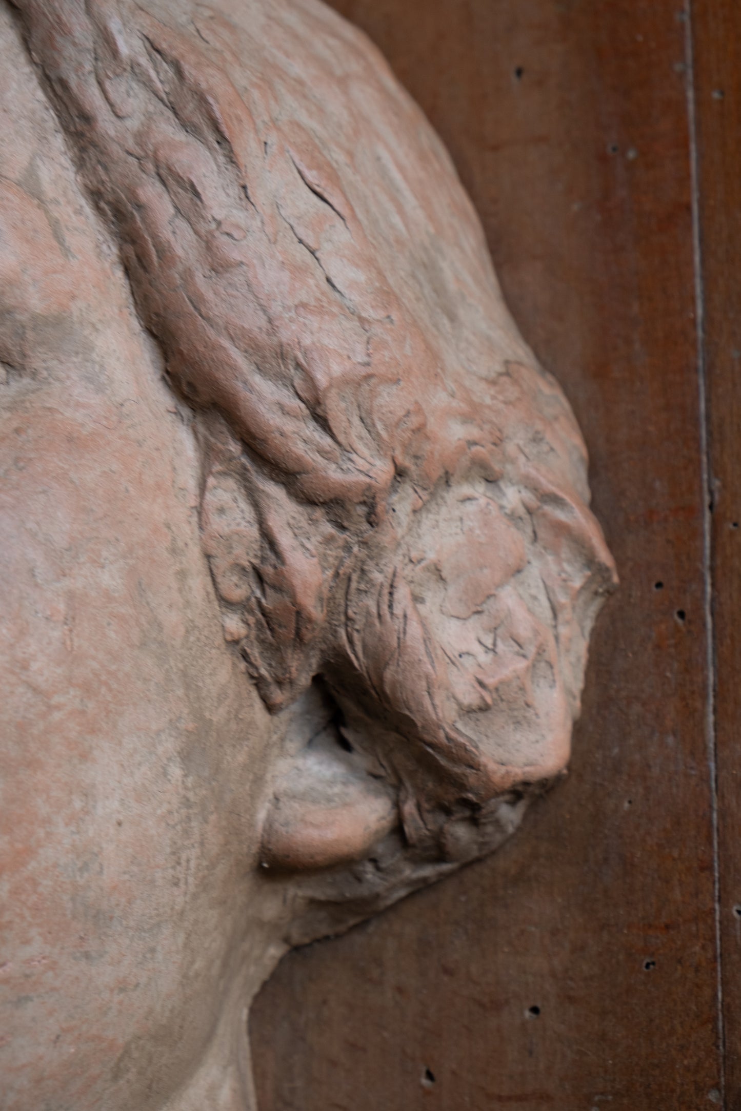 Woman's face, terracotta, 1930s-40s, Giorgio Rossi (1894-1981), Tuscan Sculptor.