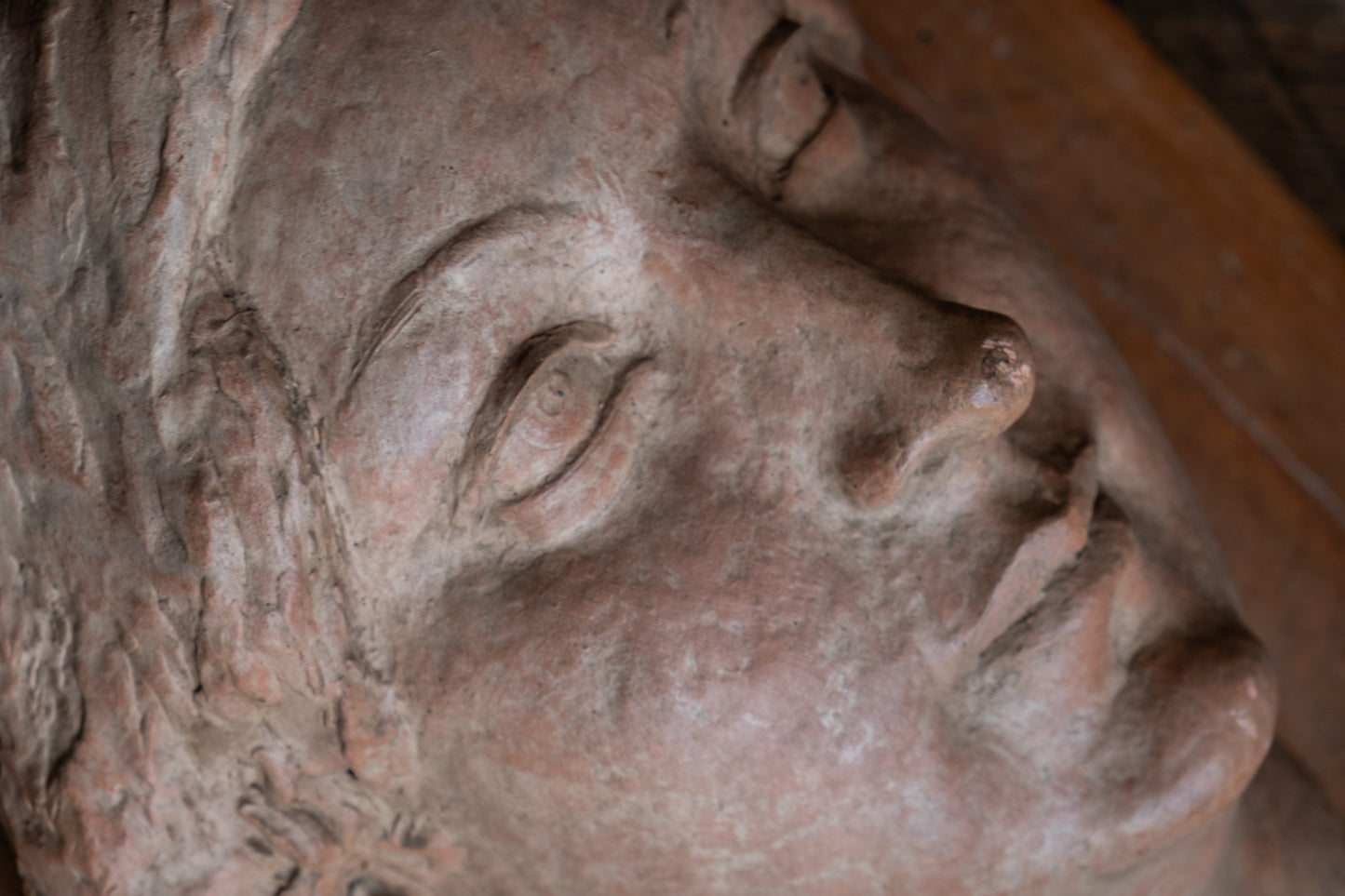 Woman's face, terracotta, 1930s-40s, Giorgio Rossi (1894-1981), Tuscan Sculptor.