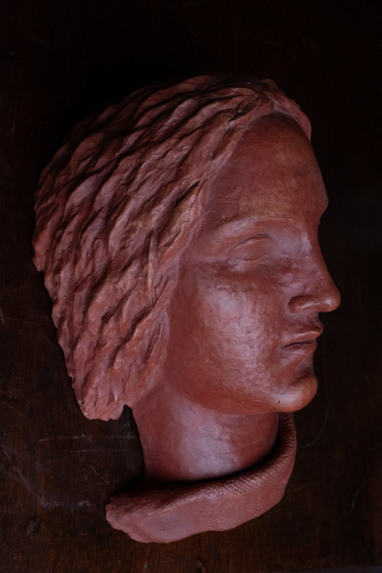 Giorgio Rossi Volto di donna, circa 1930–1940 Terracotta Altezza: 32 cm Firmato