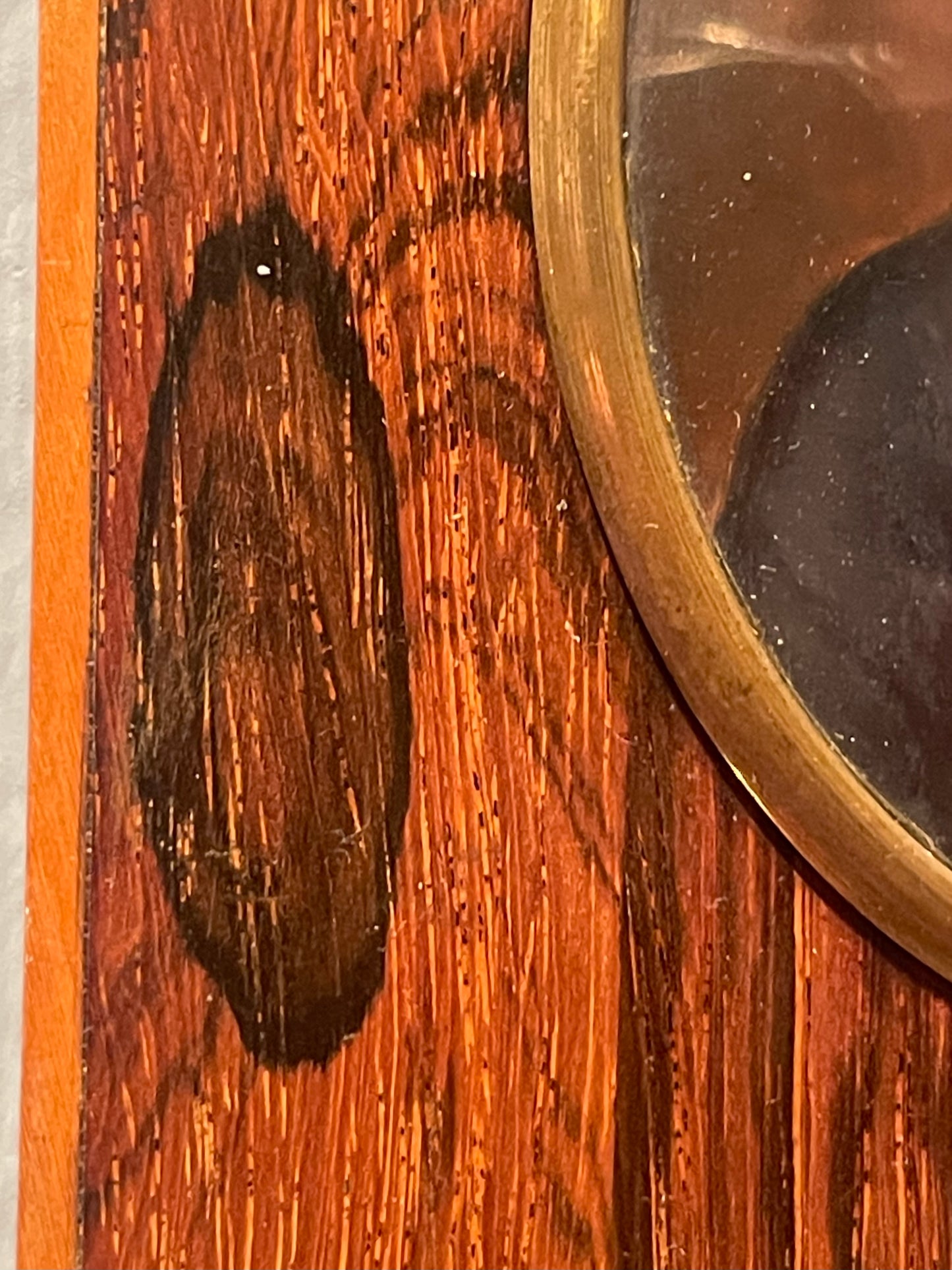 Ritratto miniatura di giovane uomo, firmato M. Chavelon (?), circa 1835–1840