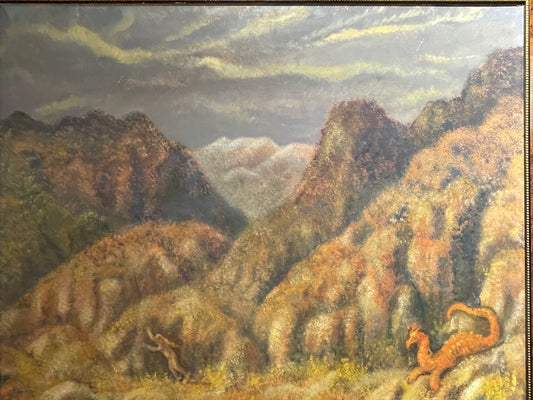Bartolomeo Butori, Lucca, Tema mitico con drago, 1950