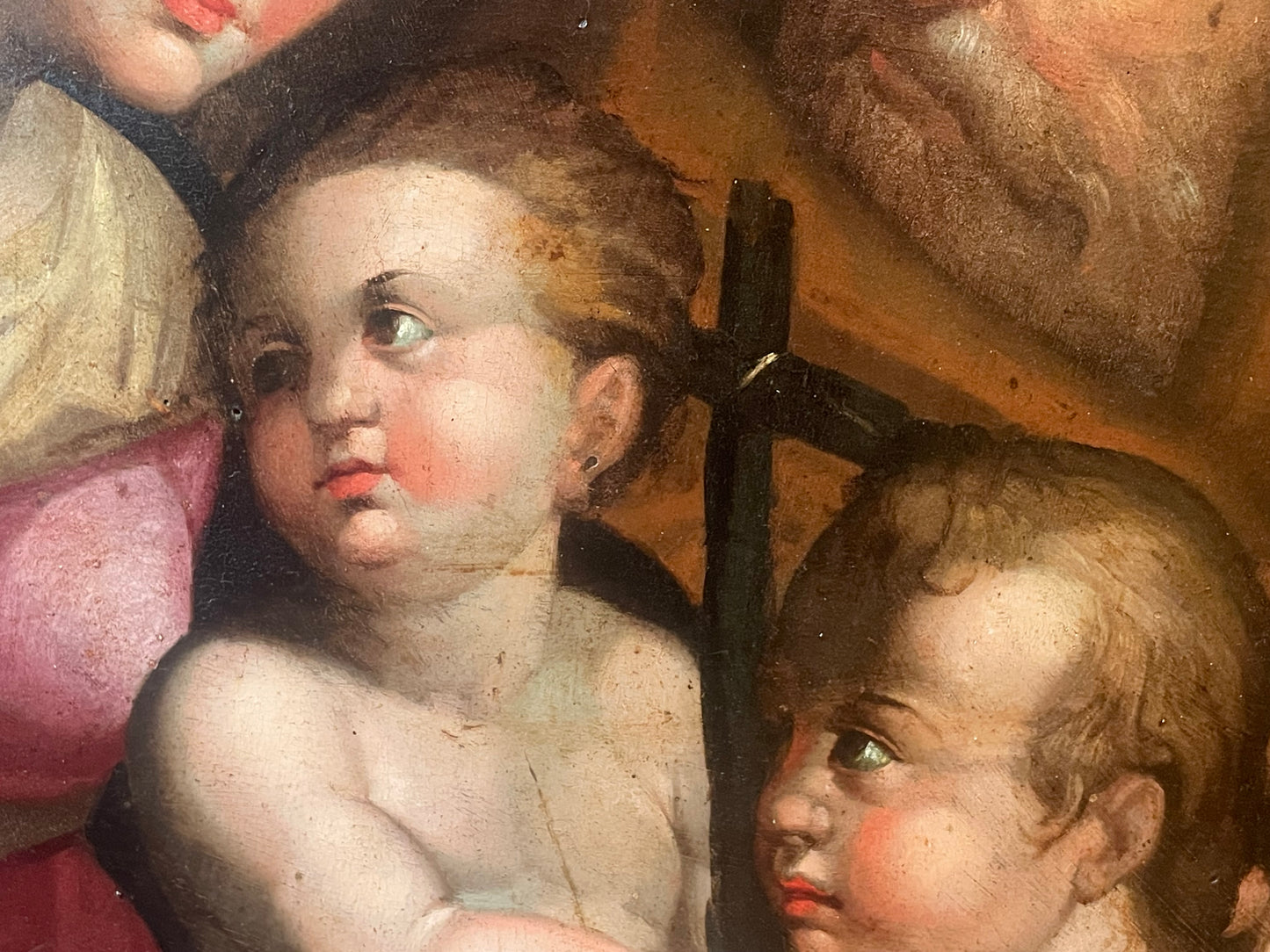 Sacra Famiglia con San Giovannino Ambito di Orazio Samacchini Scuola Bolognese XVI sec
