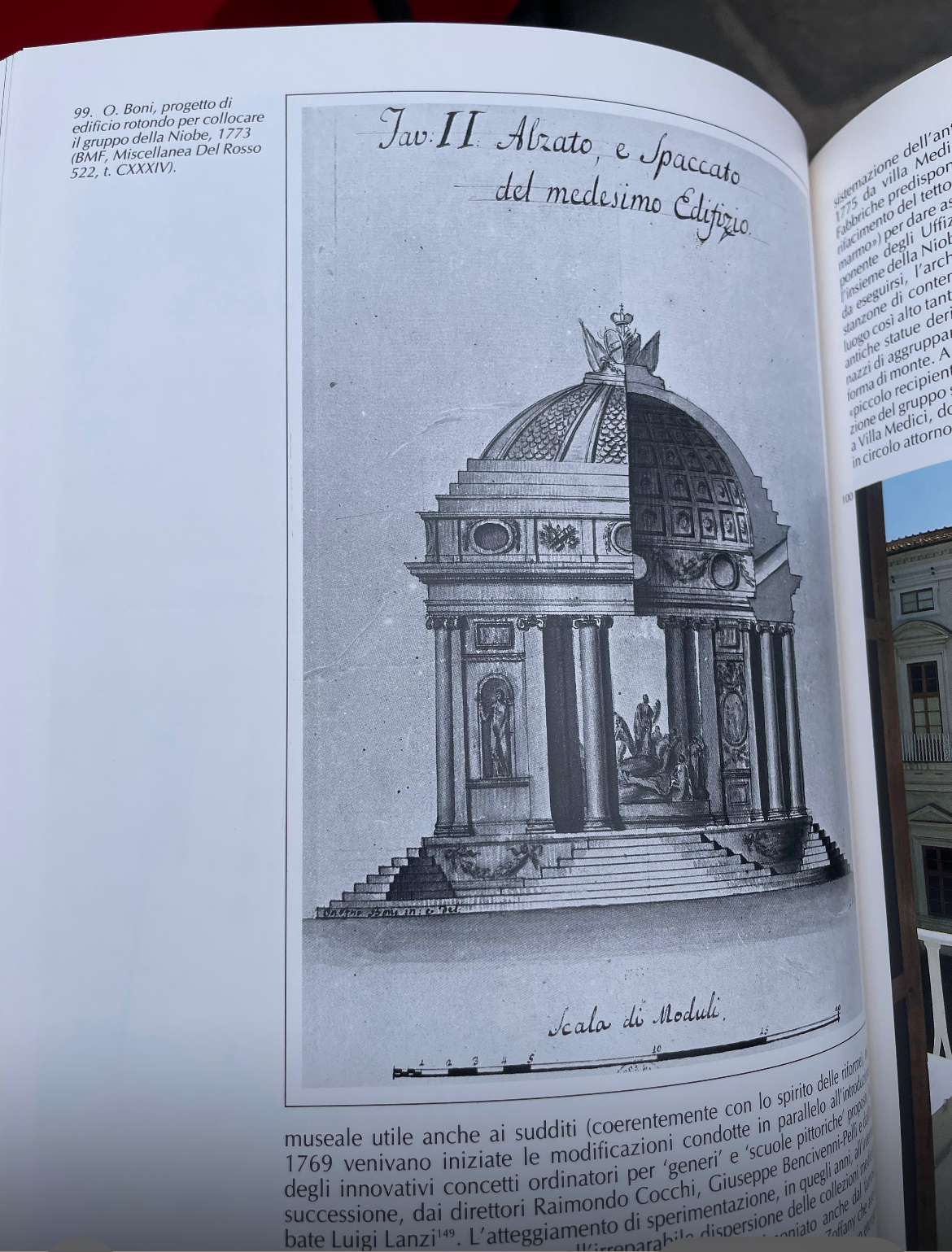 Onofrio Boni (Cortona, 1739 – Firenze, 1815)
Progetto per edificio rotondo destinato al gruppo della Niobe, Firenze, circa 1773