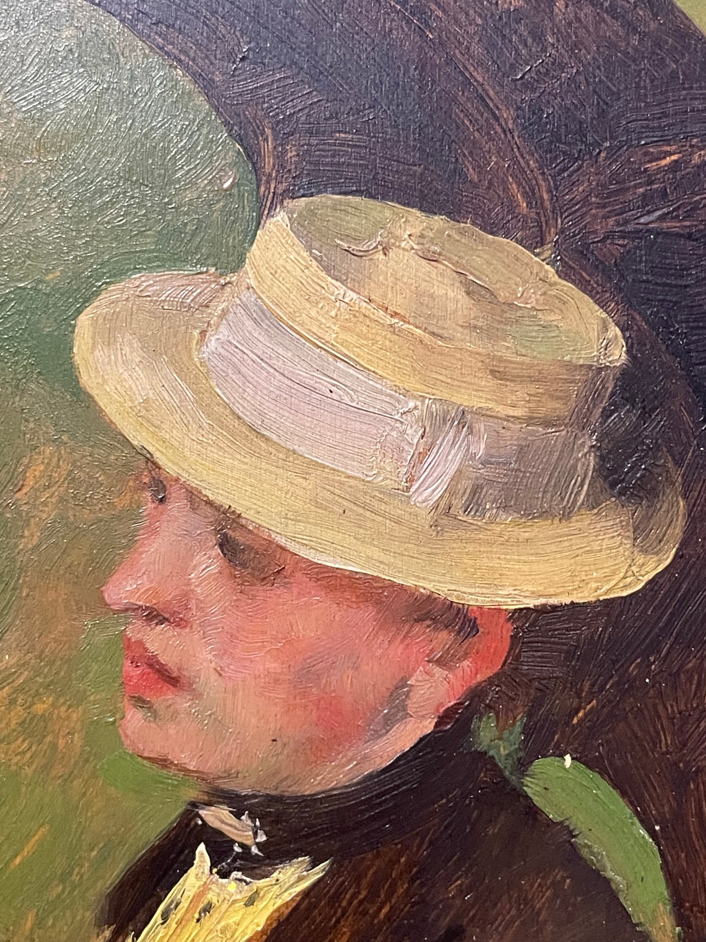 Gustav Magyar Mannheimer, pittore di Budapest a Parigi – Donna con cappello e parasole