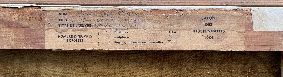 Tin Florias, Danza di Corfù, artista greco del XX secolo tra Grecia e Parigi, Cm 130 × 103