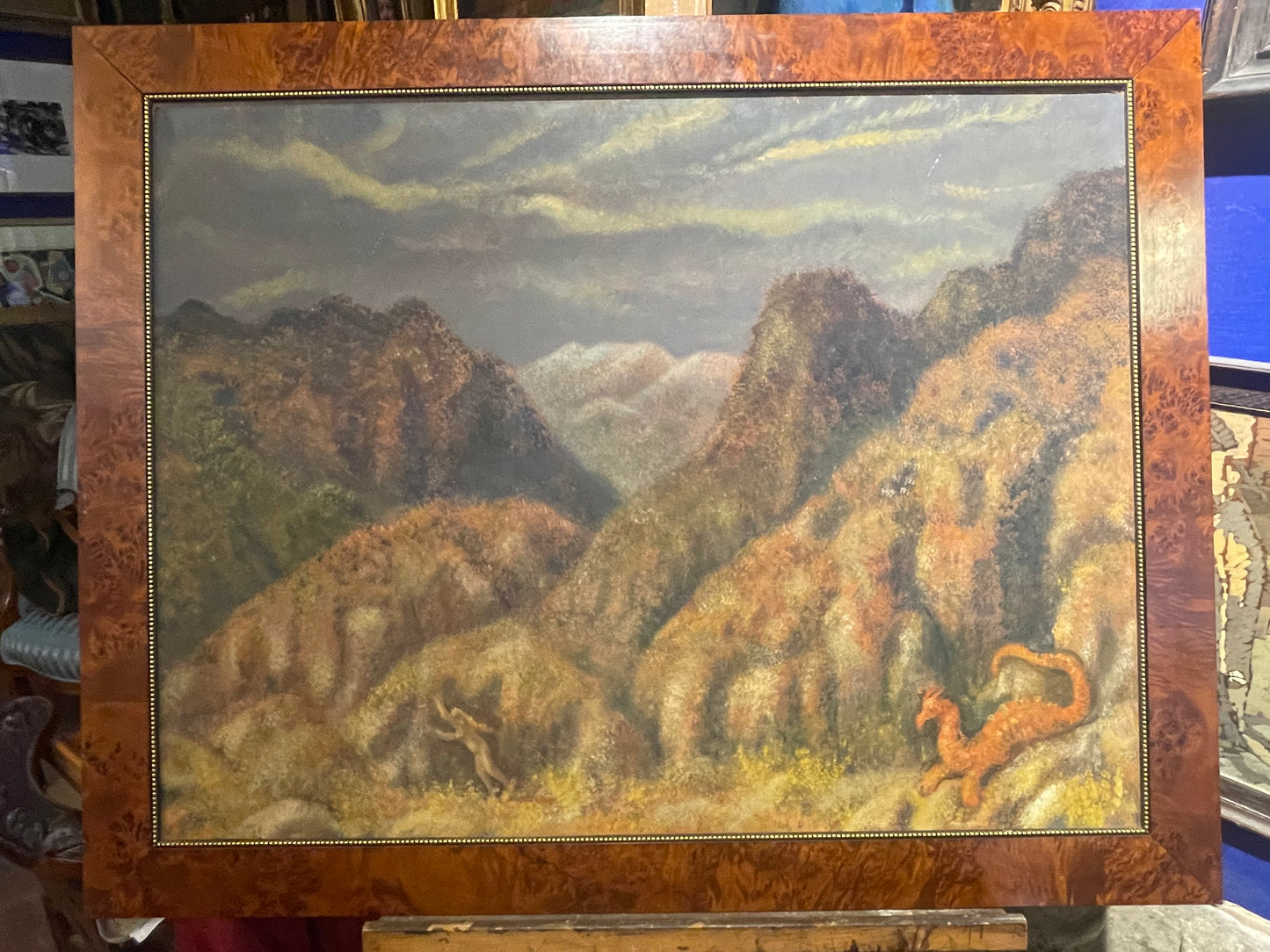 Bartolomeo Butori, Lucca, Tema mitico con drago, 1950