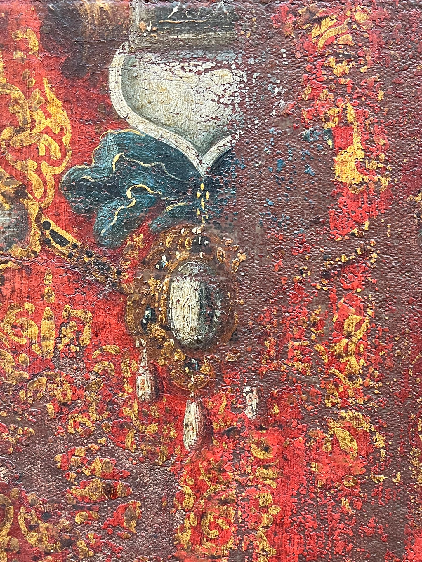 Madonna dell’Apocalisse con ex voto a cuore. Vicereame del Perù, arte coloniale, XVIII secolo