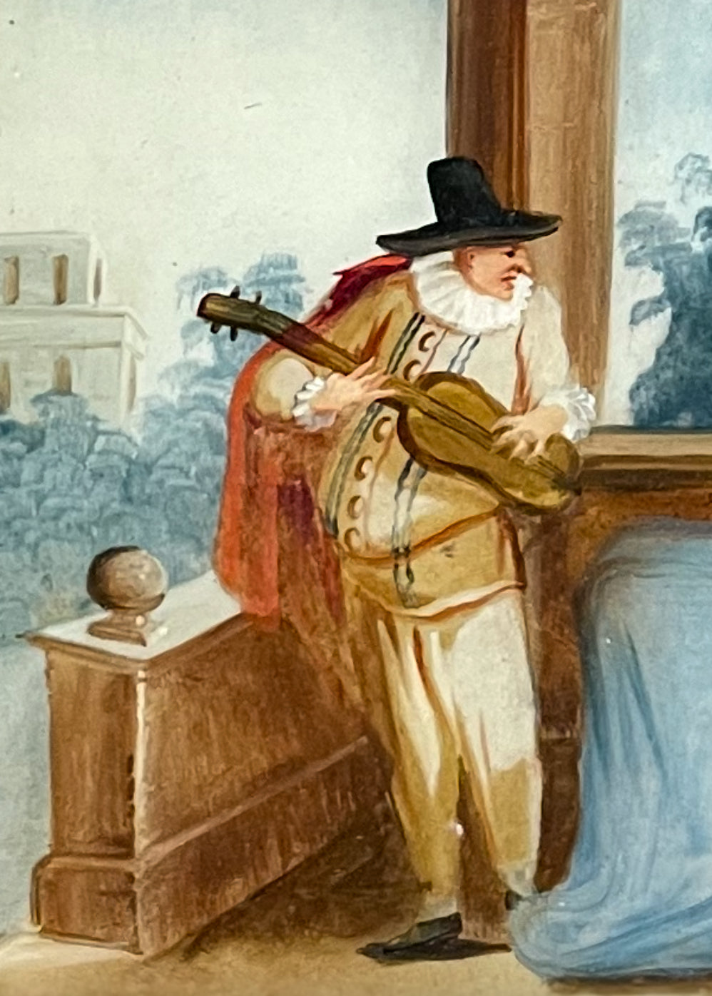 Dipinti sottovetro con scene galanti e musicali nel gusto di Pietro Longhi. Venezia (?) XVIII secolo