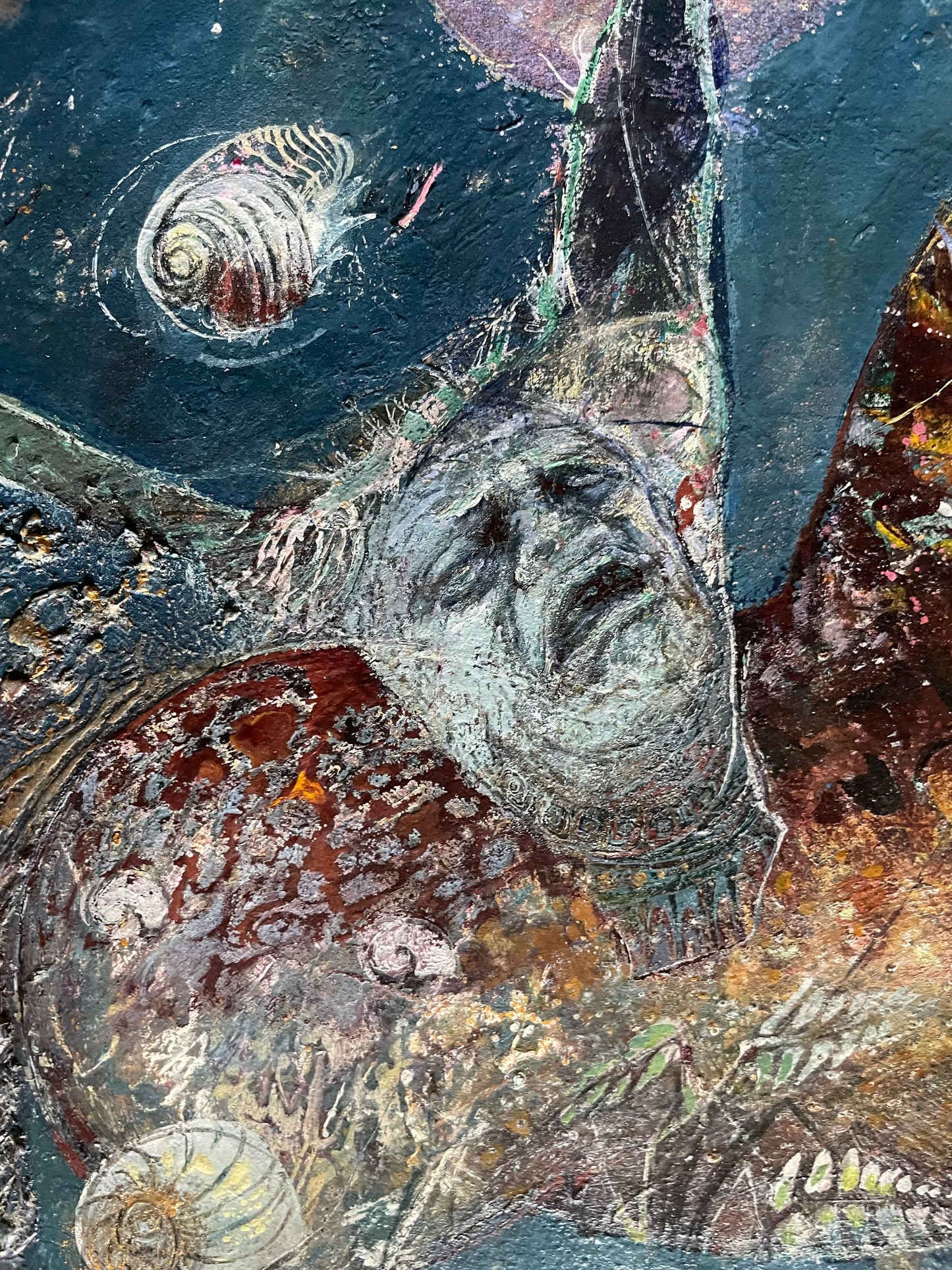 Ewa Adamowicz, Metamorfosi di centauro in un paesaggio fossile, Polonia, 1989