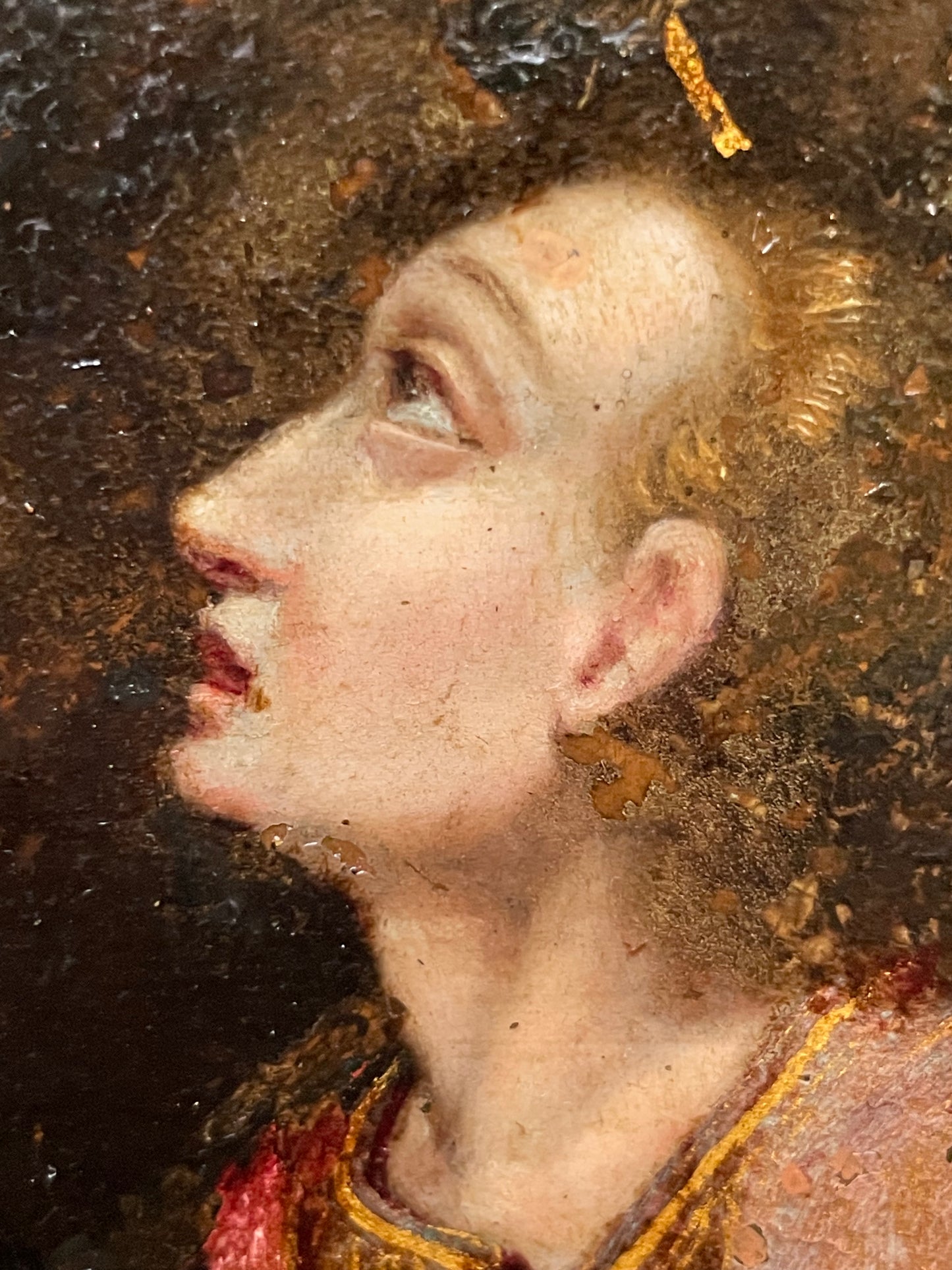 Saint John the Evangelist on Patmos. Apocalyptic Vision with the Virgin and the Dragon, Flemish School, ca. 1620