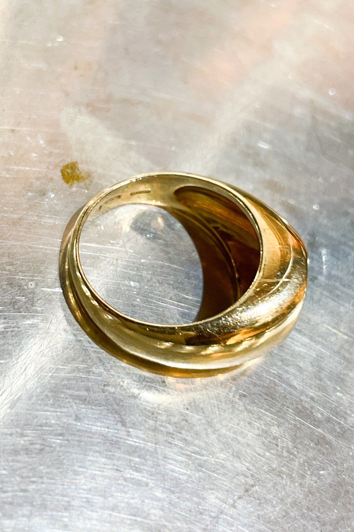 Ring with a tree motif. Mid XX century