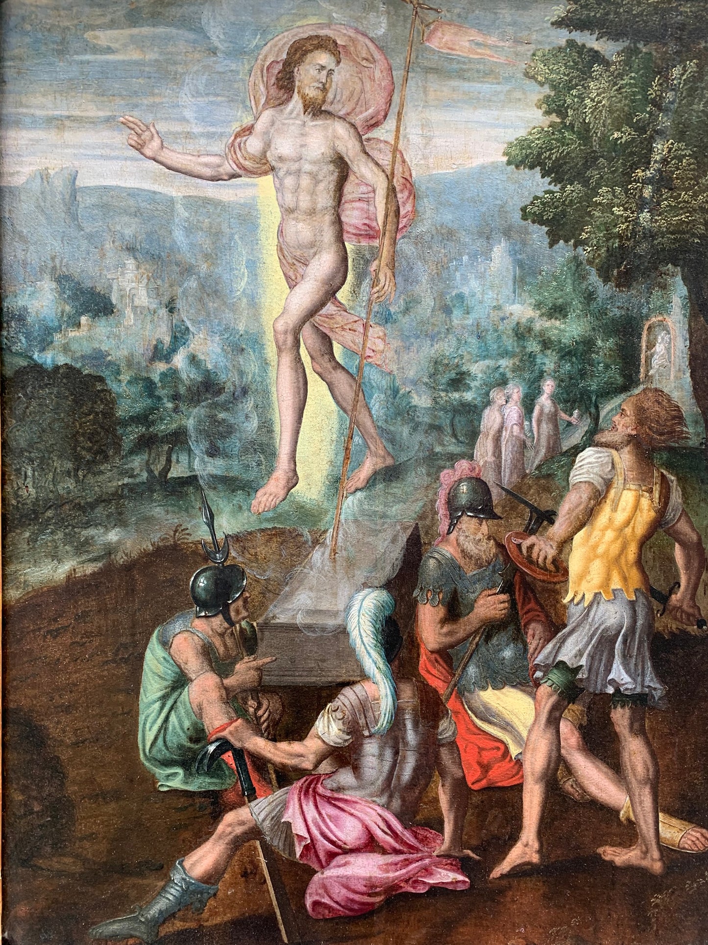 Master Of The Prodigal Son / Jan Mandijn (1500-1560), Workshop. Resurrection Of Christ.