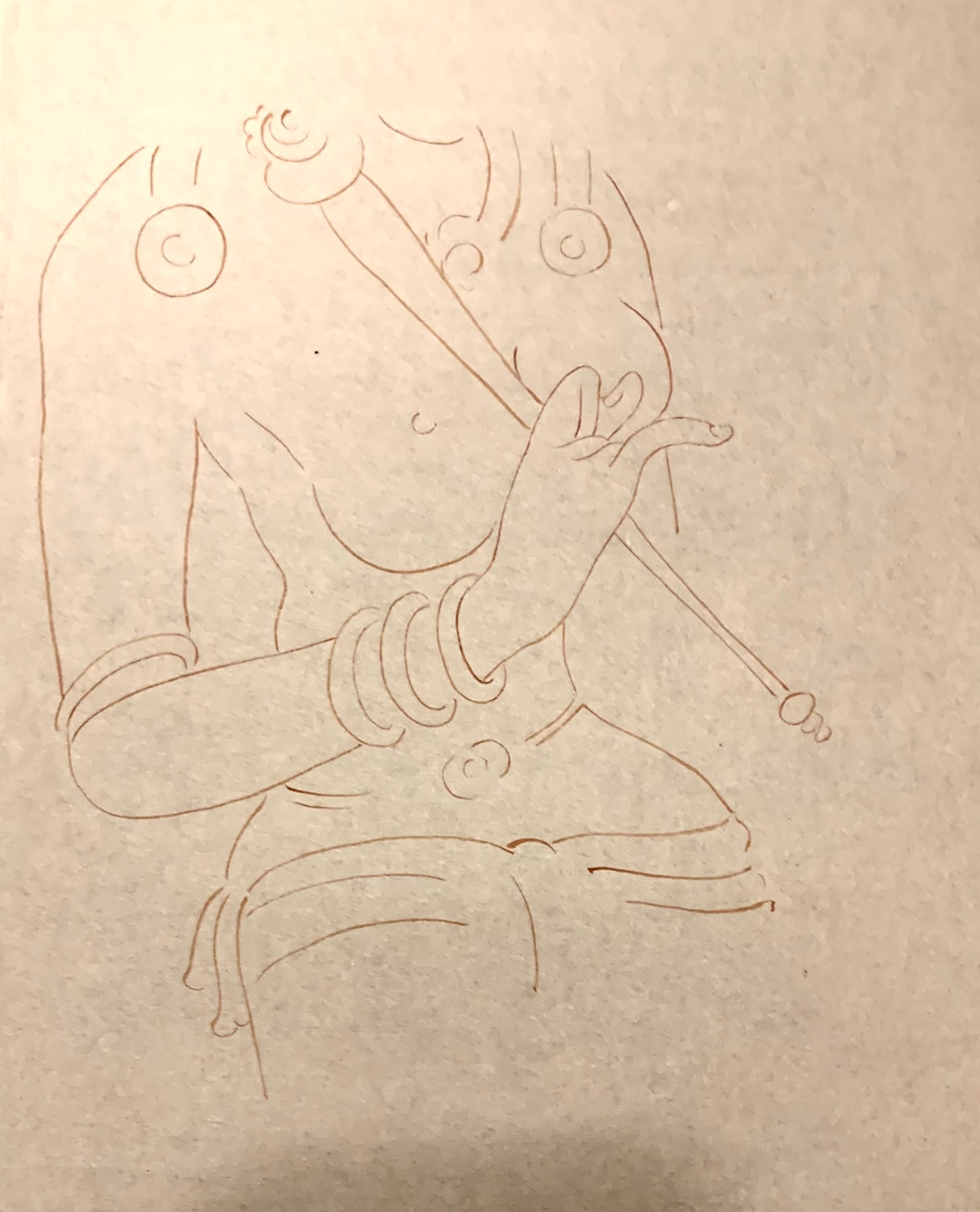 Drawings with Hindu and Buddhist Sri Lankan deities from Anuradhapura and Poḷonnaruwa.