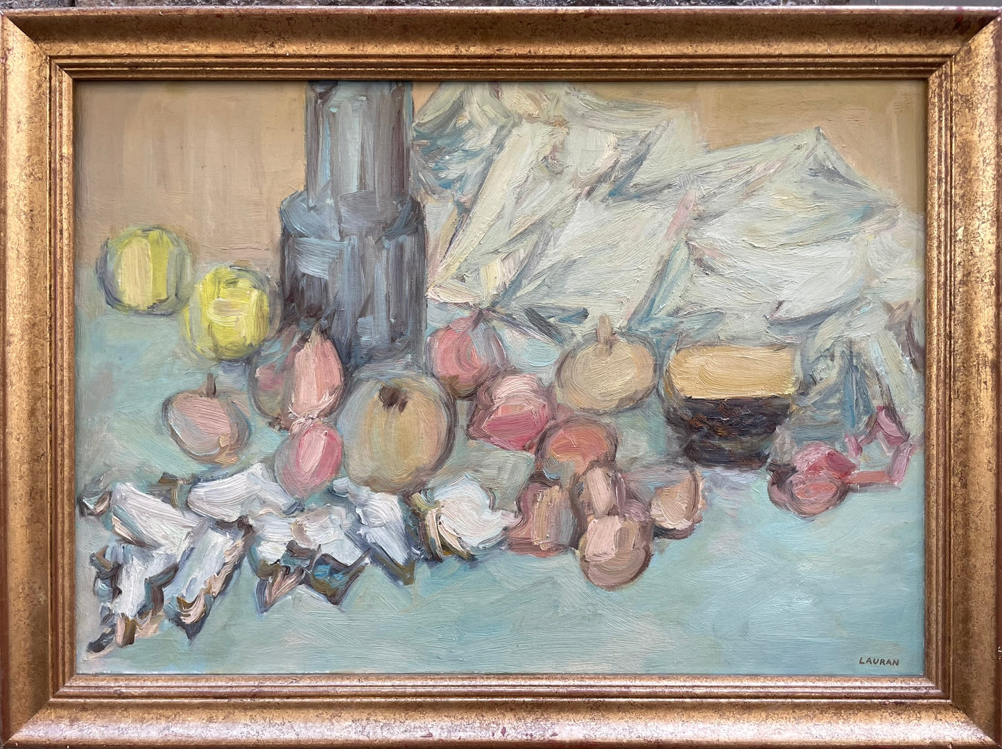 André Lauran, 1966, Oysters and Onions, Sanz-ism movement of Lyon, French New Figuration