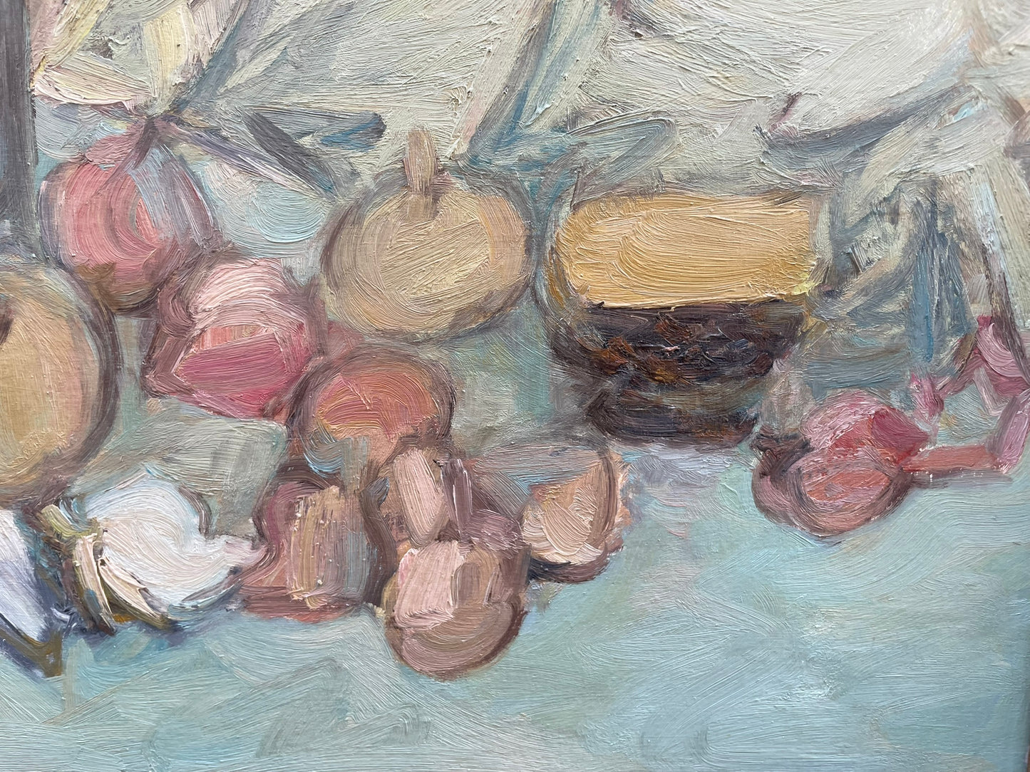 André Lauran, 1966, Oysters and Onions, Sanz-ism movement of Lyon, French New Figuration