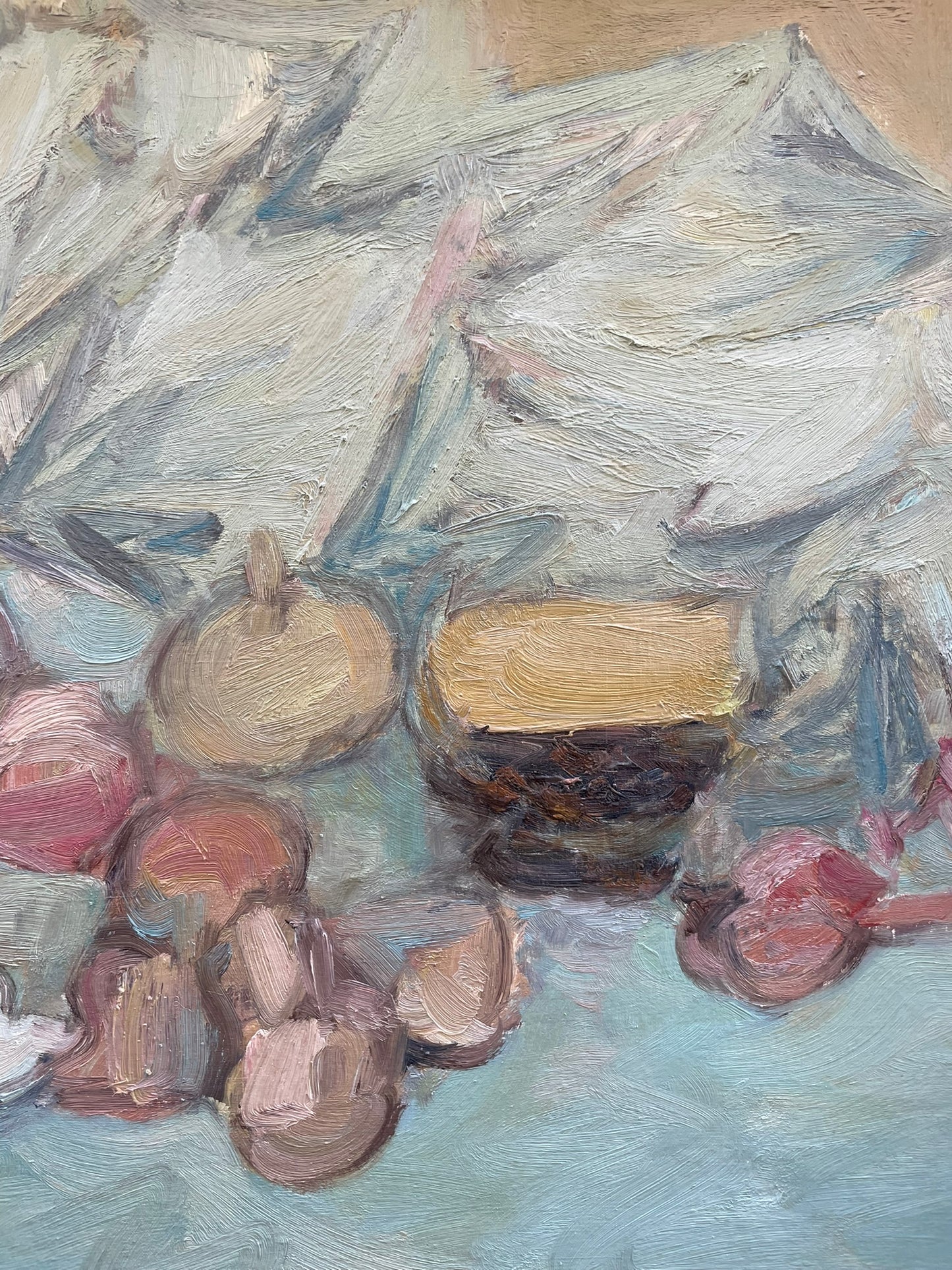 André Lauran, 1966, Oysters and Onions, Sanz-ism movement of Lyon, French New Figuration