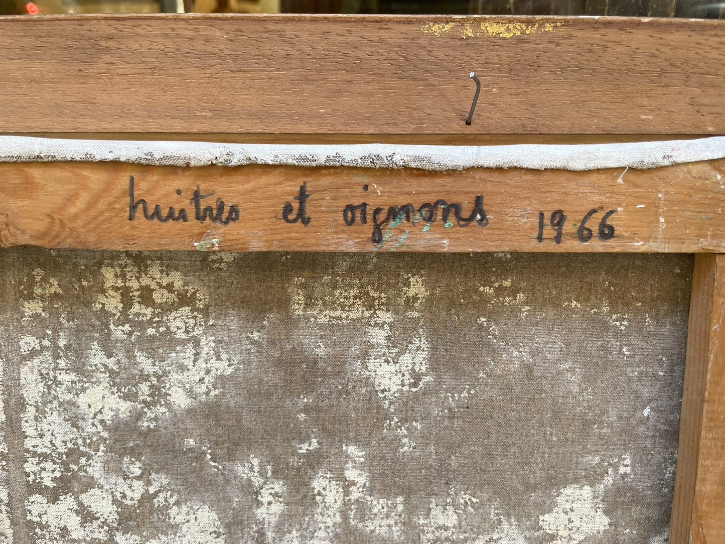 André Lauran, 1966, Oysters and Onions, Sanz-ism movement of Lyon, French New Figuration