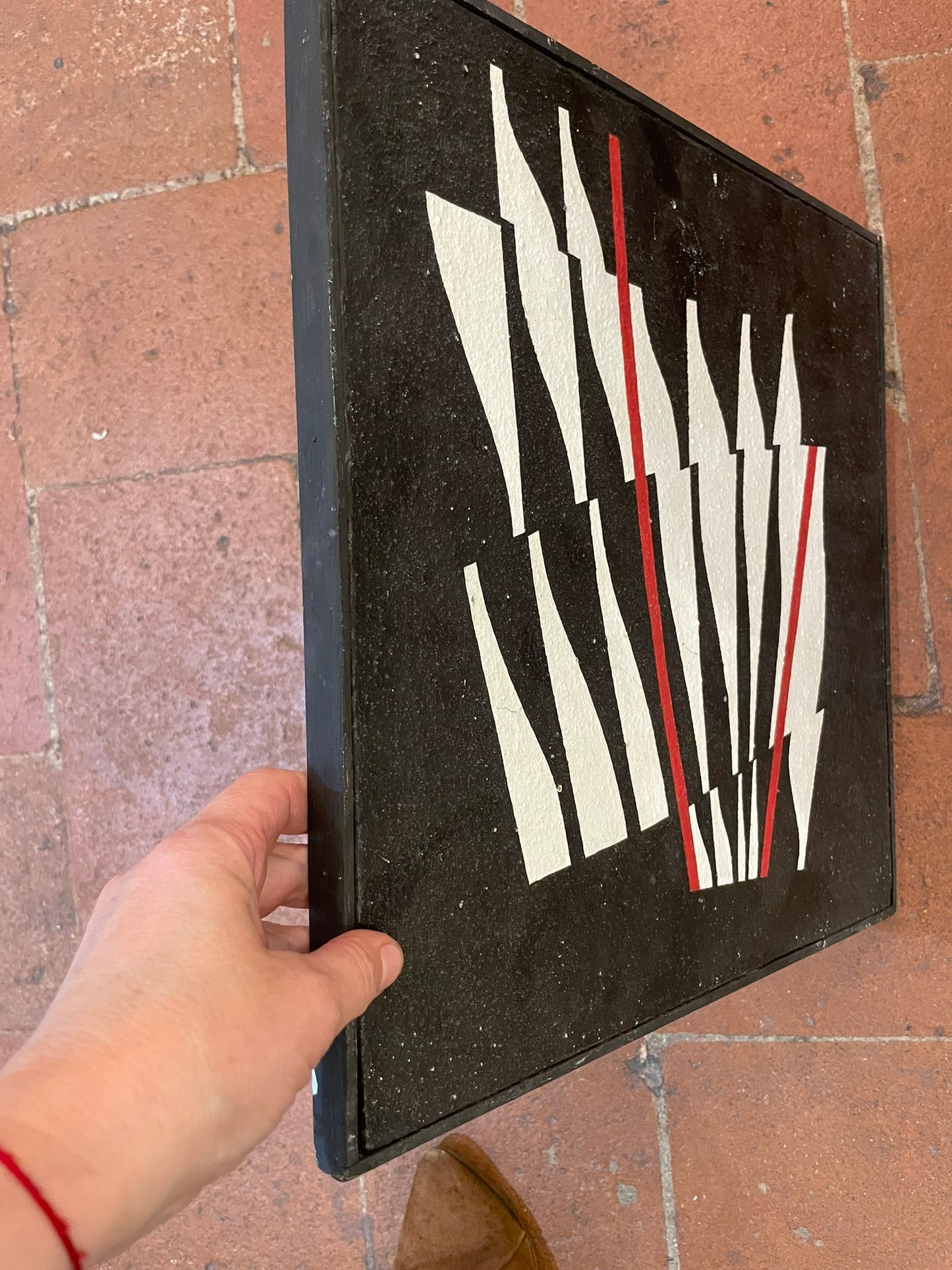 Optical Abstraction by Enrico Sirello, 1974 – Italian Arte Programmata Movement