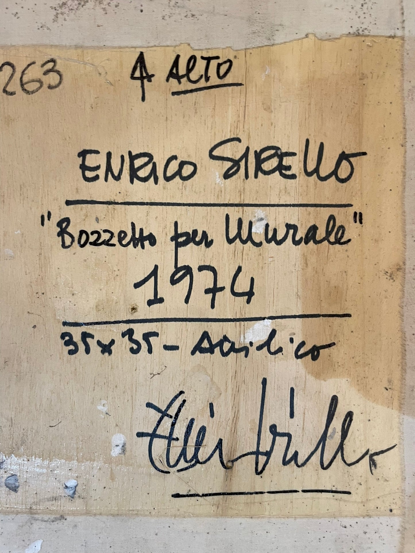 Optical Abstraction by Enrico Sirello, 1974 – Italian Arte Programmata Movement