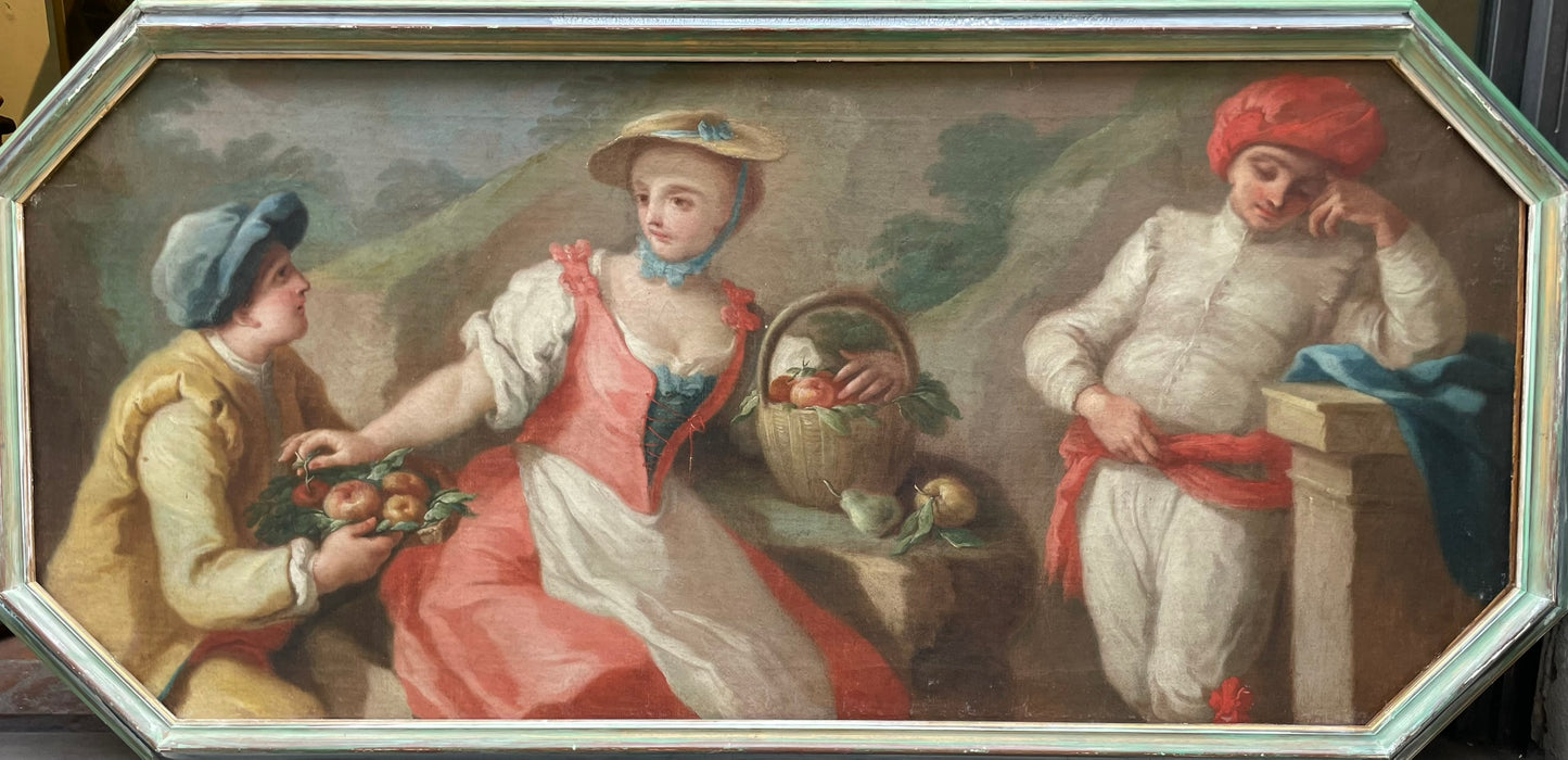 Pietro Bardellino. Pastoral Scene with a Figure in Oriental Costume