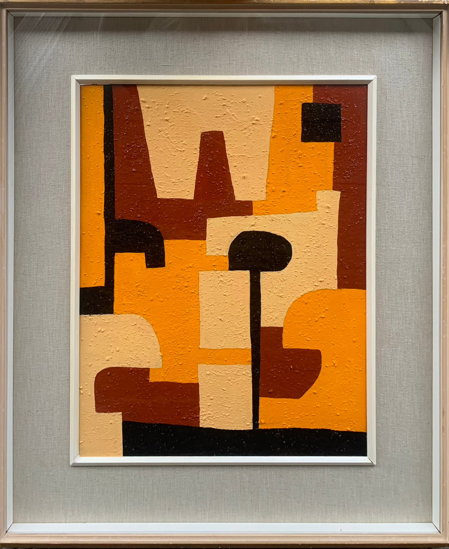 Geometric Abstract Painting. Early 1960s