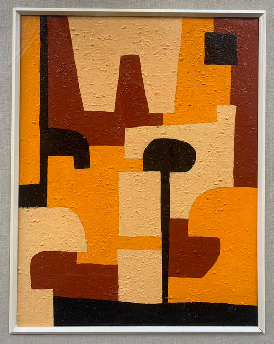 Geometric Abstract Painting. Early 1960s