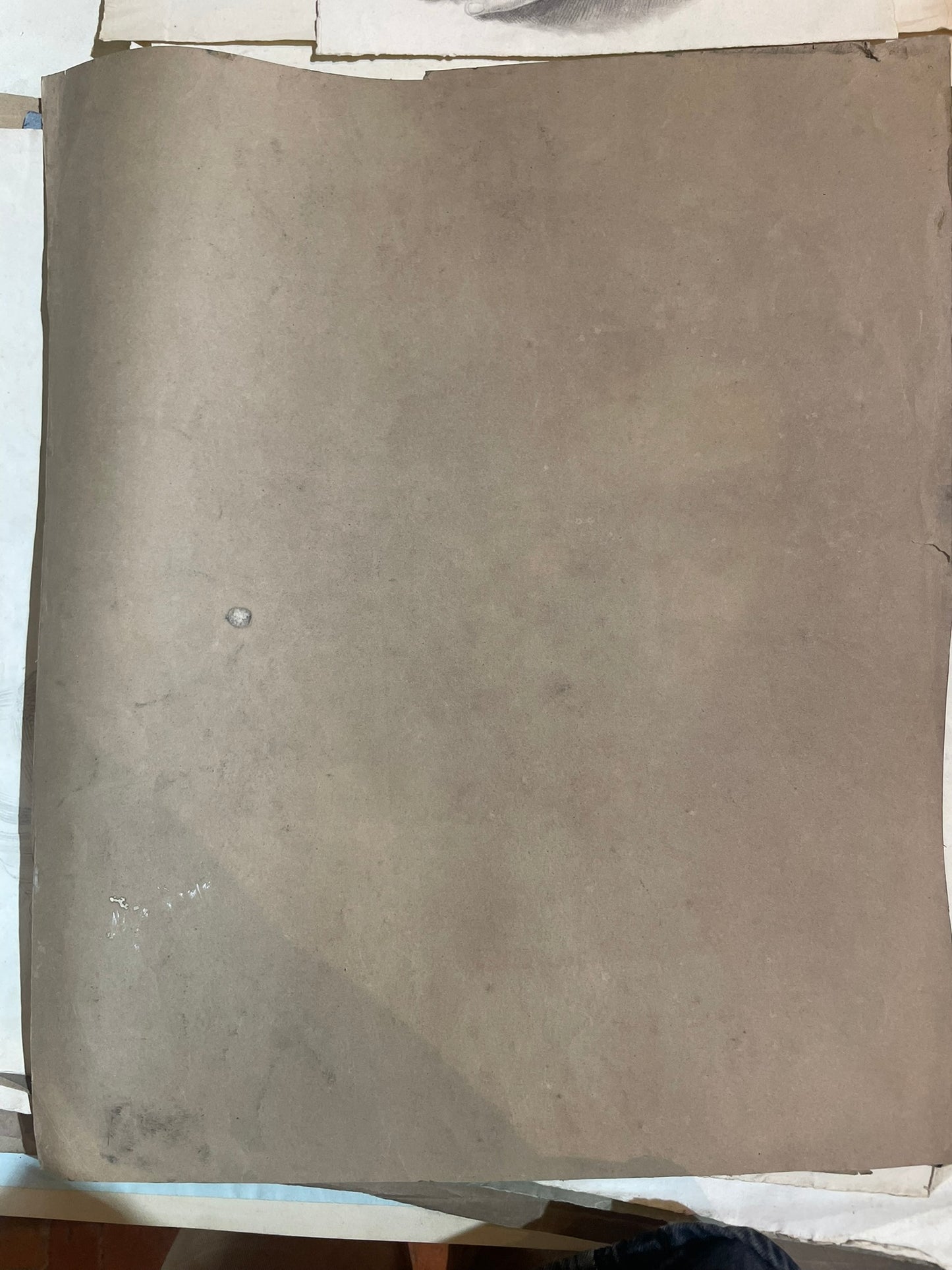 Academic Study after Michelangelo’s David, Tuscan School, 51 × 43 cm