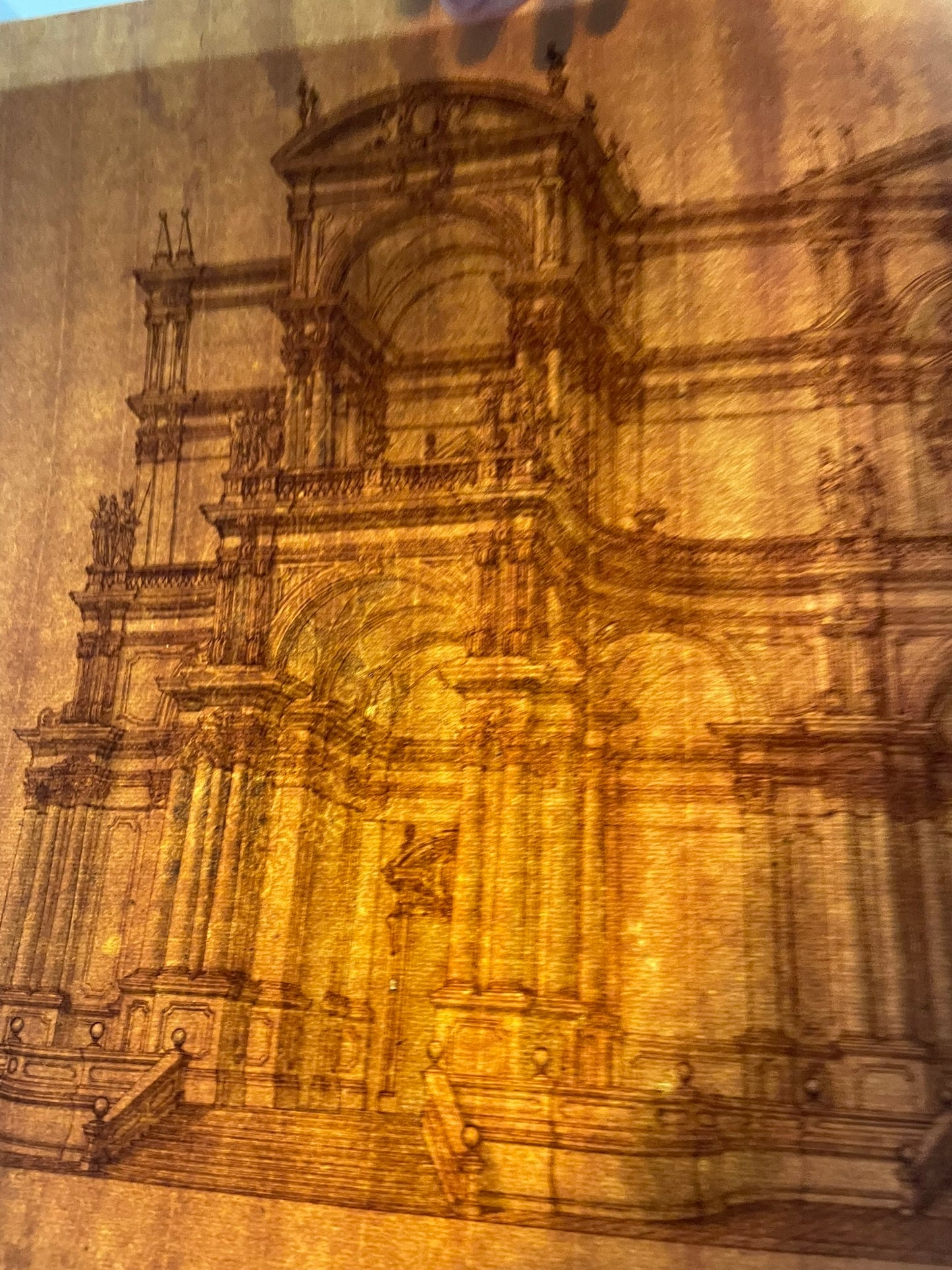 Progetto architettonico scenografico monumentale, ambito dei Galli Bibiena, XVIII secolo