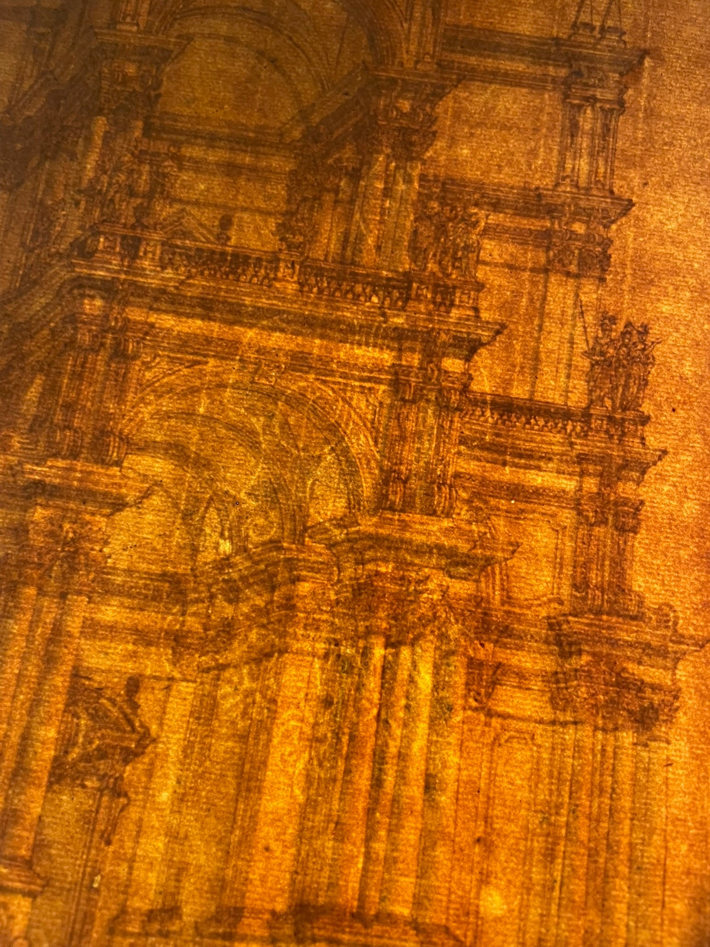 Progetto architettonico scenografico monumentale, ambito dei Galli Bibiena, XVIII secolo