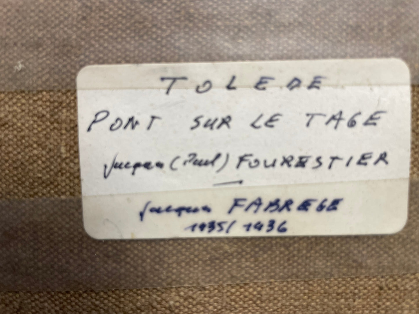 Veduta di Toledo, Spagna – Ponte sul Tago (Puente de San Martín), circa 1935–1936