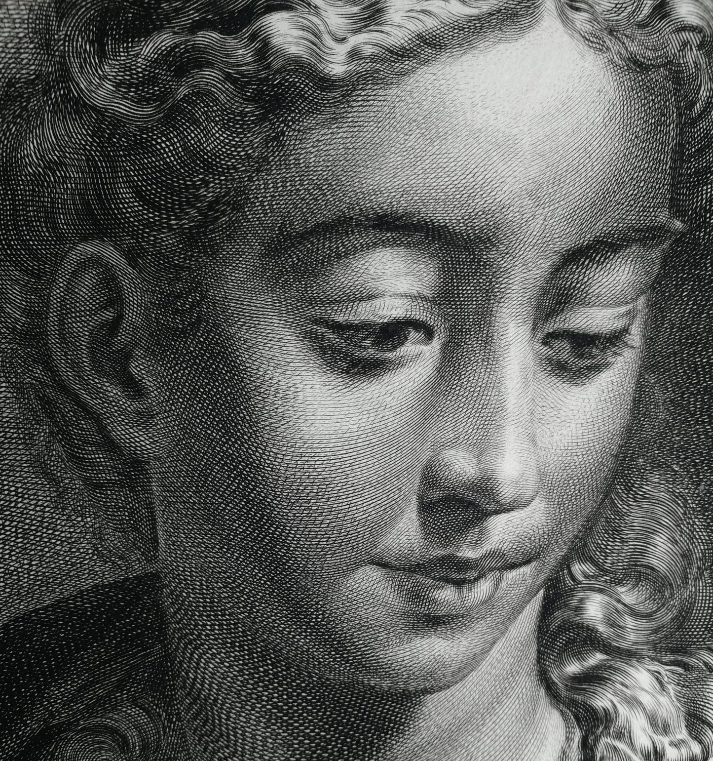Minerva/athena After Parmigianino – Engraving By Cornelis Visscher, Cabinet Reynst, 17th–18th C