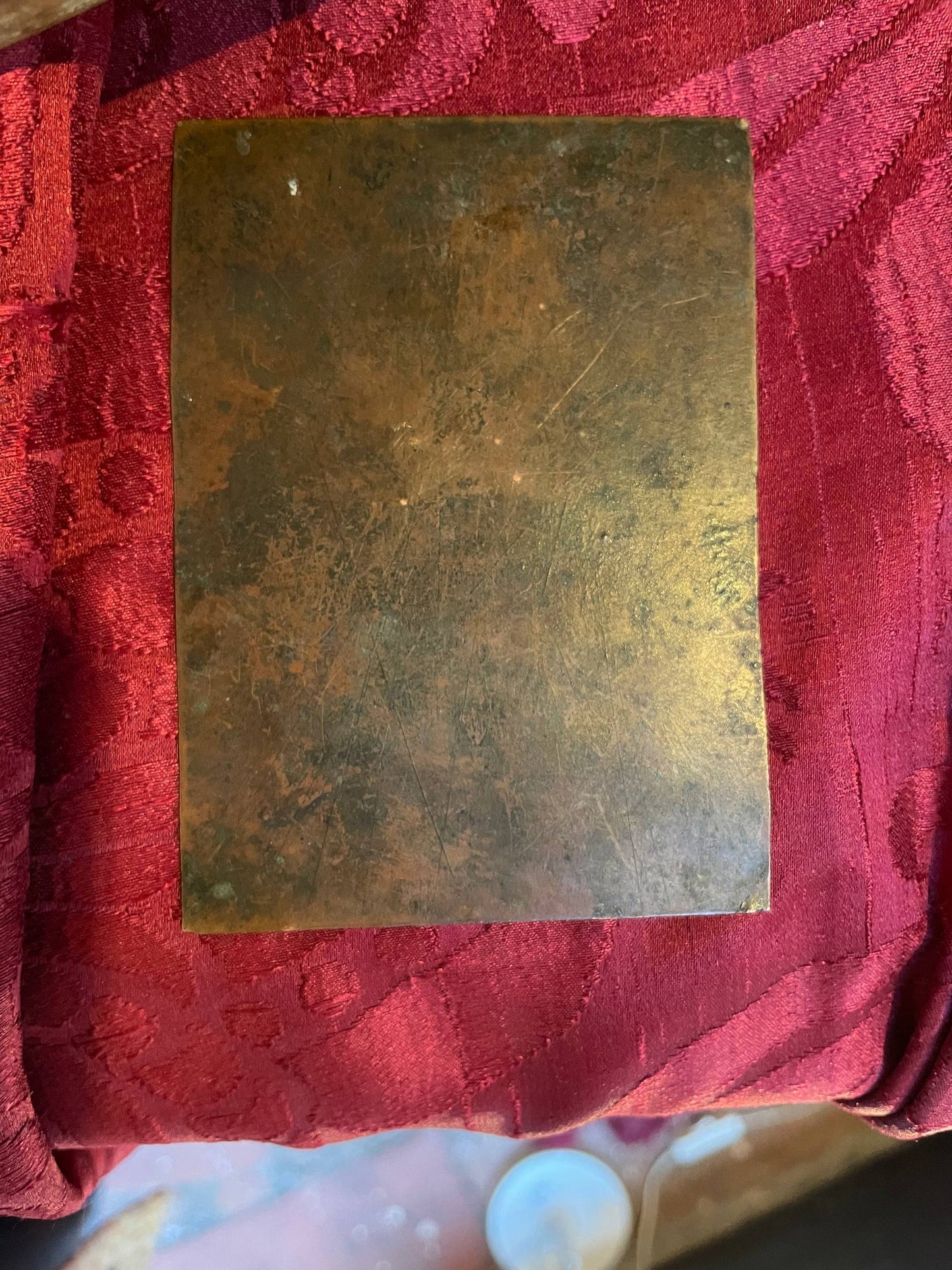 Salvator Mundi, oil on copper. North Italian school. Late 16th – early 17th century. 9 x 7 cm