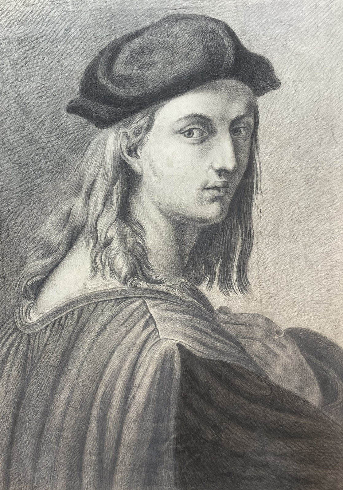 Portrait of Bindo Altoviti. Academic Study after Raphael’s , Tuscan School, 38 × 52 cm