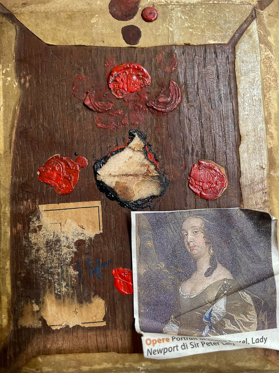 Ritratto di scuola olandese, circa 1670, giovane dama nel giardino davanti a balaustra