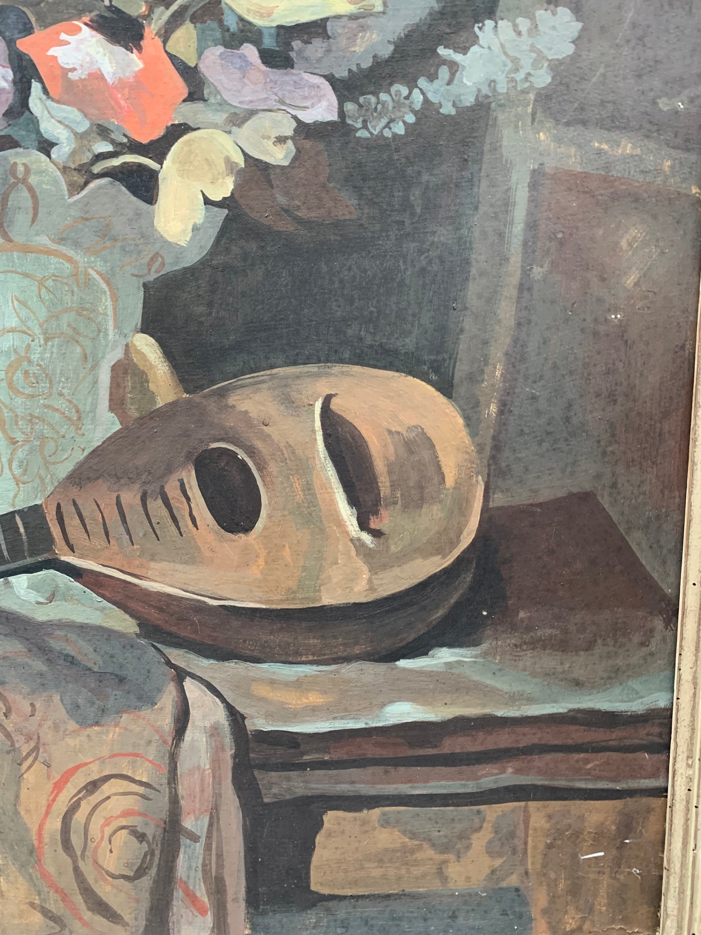 Still Life With Musical Instrument. Circa 1940