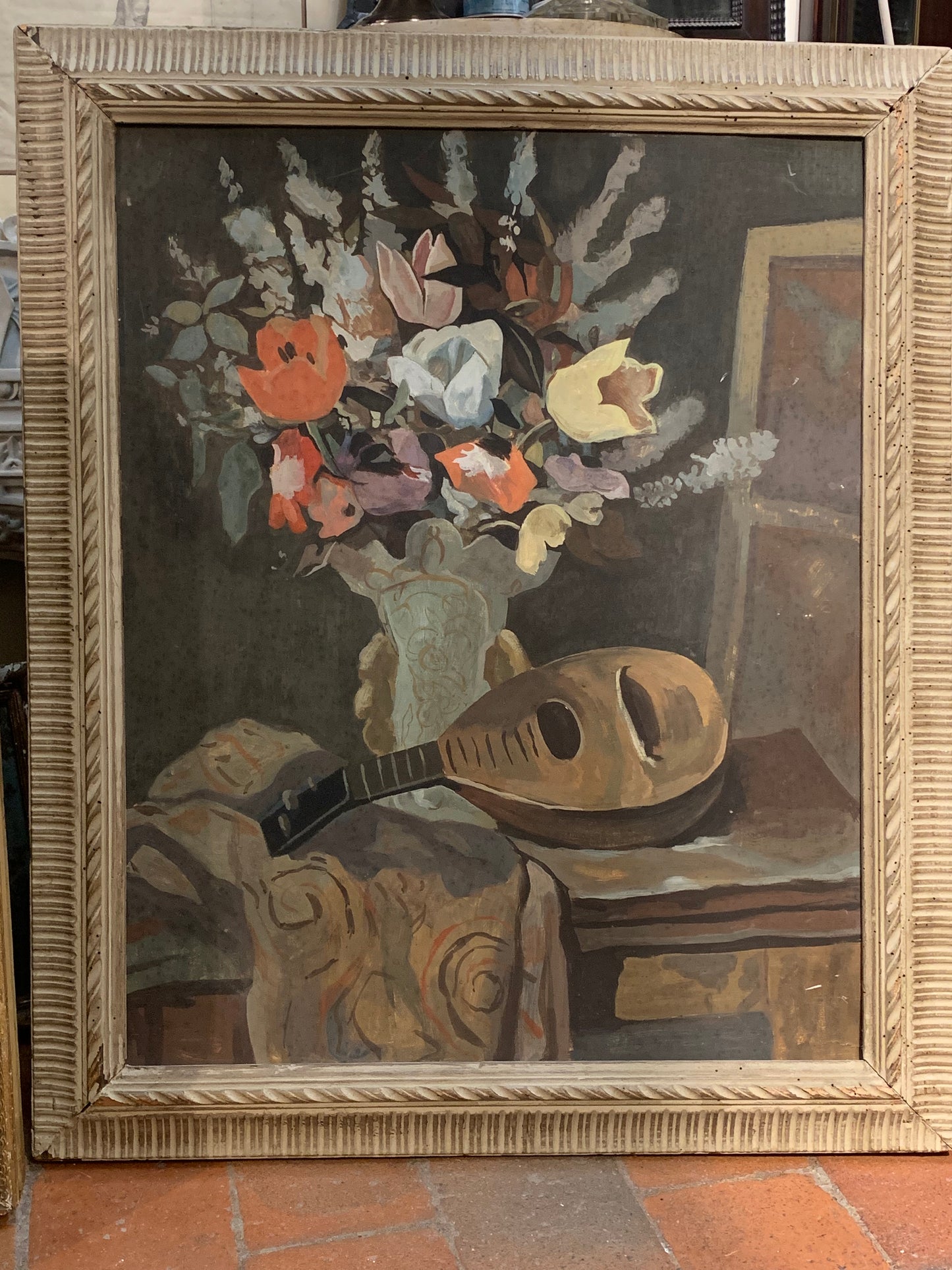 Still Life With Musical Instrument. Circa 1940