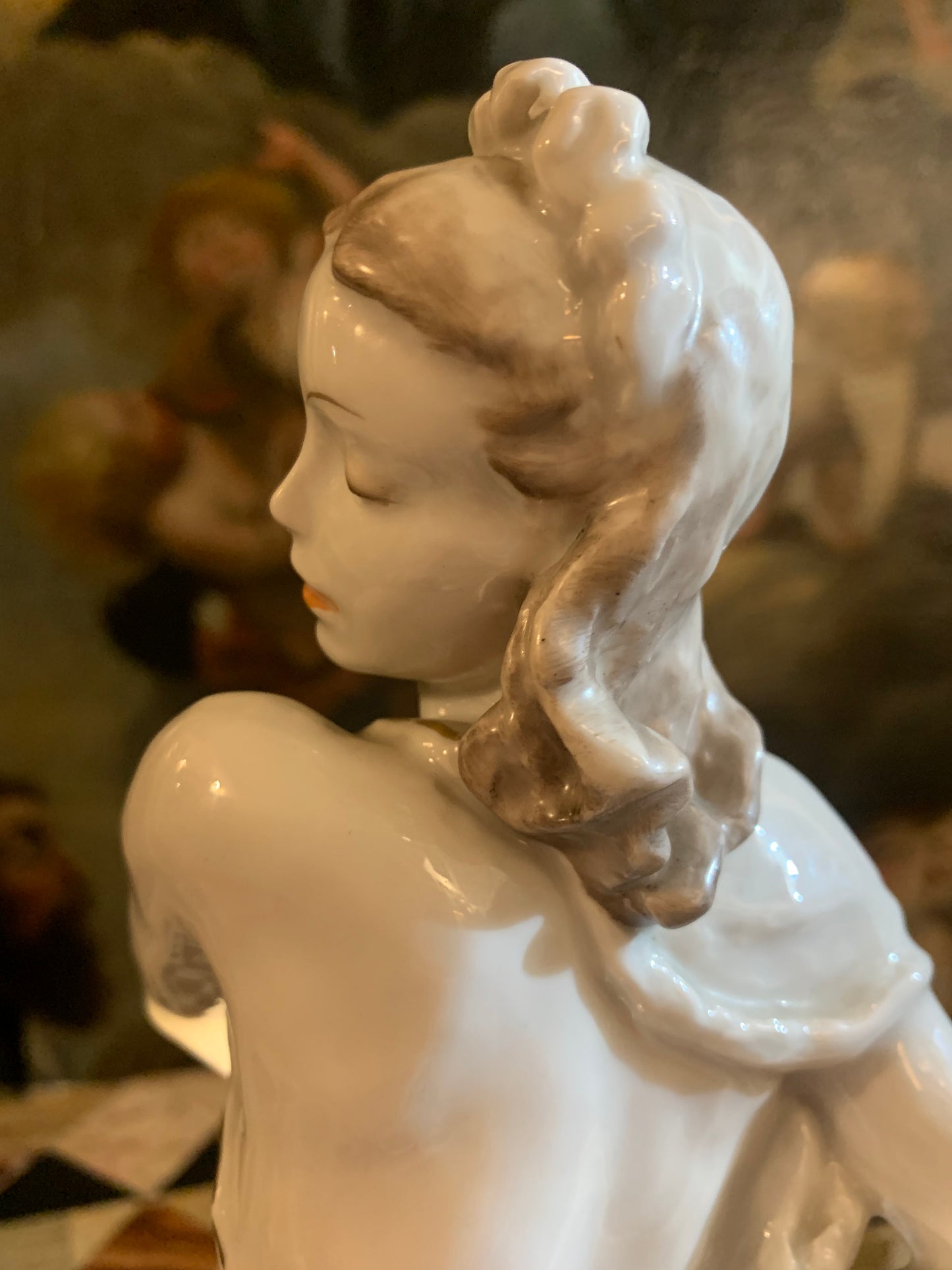 Rosenthal porcelain Dancer figurine. Sculptor. Lore Friedrich Gronau.