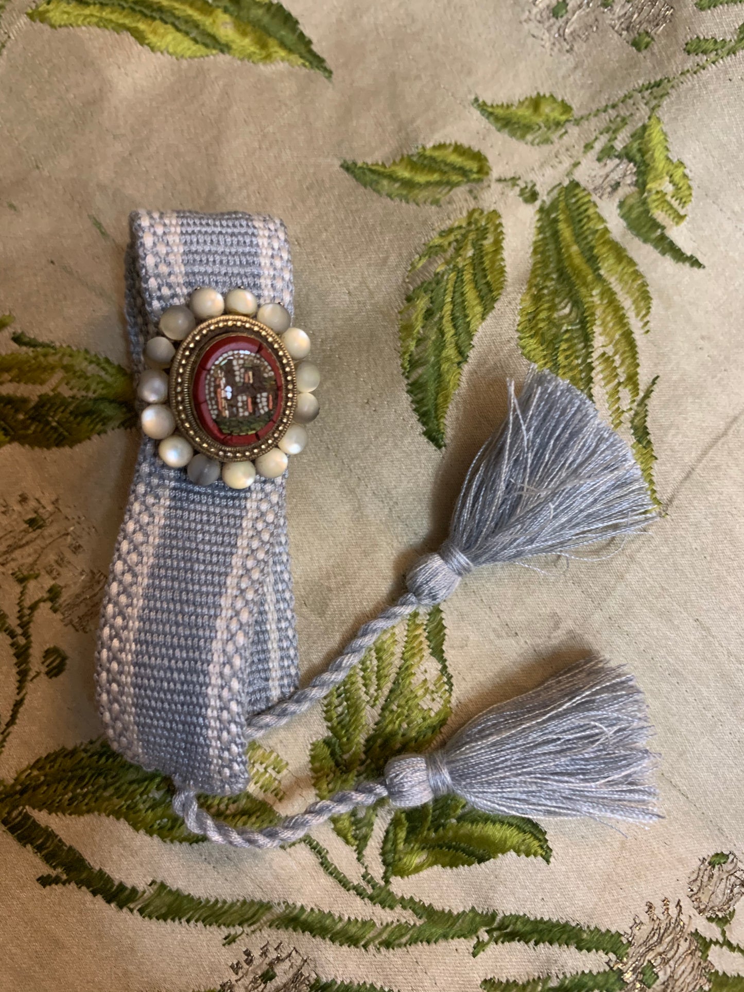 Bracelet with micromosaic.