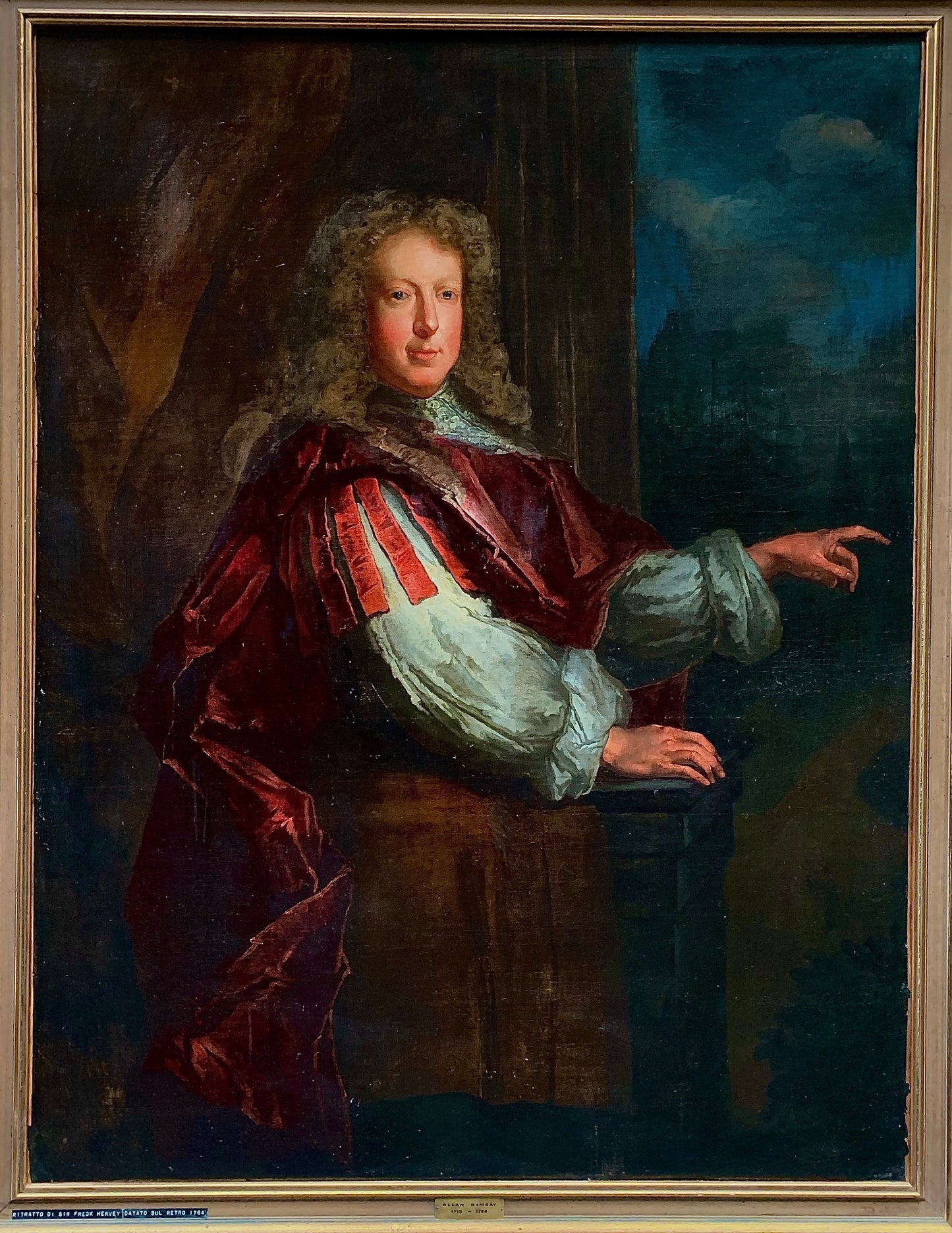 Portrait of John Hervey, 1st Earl of Bristol (1665-1751). Gottfried Kneller, circle of