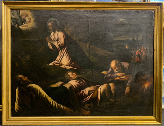 Francesco Bassano, circle. Agony in the Garden of Gethsemane. Early XVII century