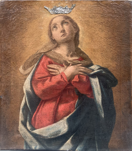 Madonna with crown. Early XVII century